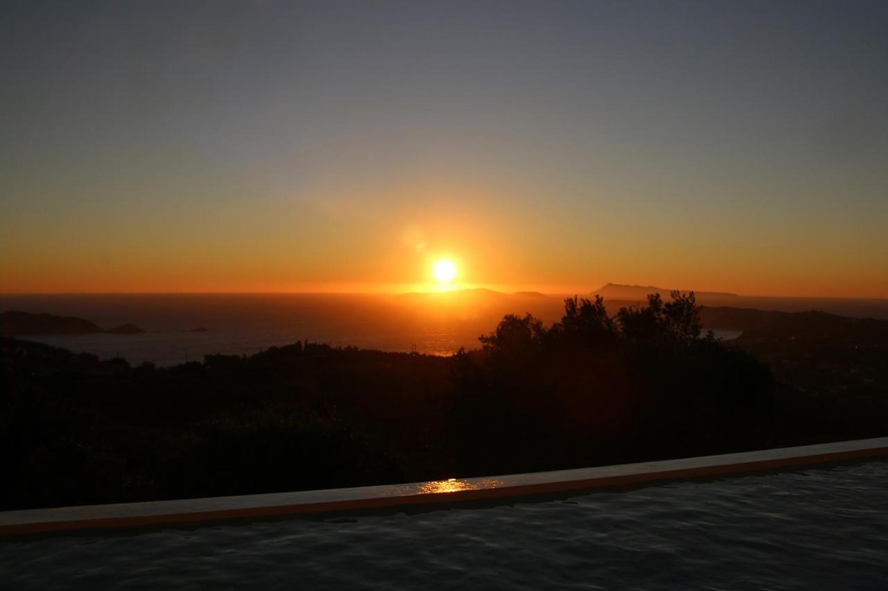 Sunset Sea View Villa 3 Agios Georgios Pagon Extérieur photo